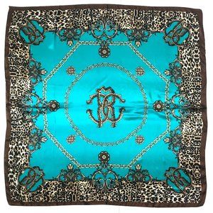 CR Letter Satin Charmeuse Scarf